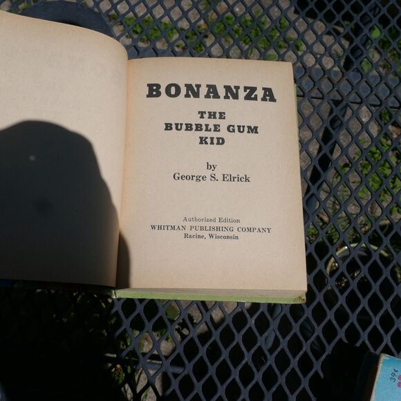 BONANZA BUBBLE GUM KID 1967 WHITMAN BIG LITTLE BOOK George S. Elrick Comic - Picture 7 of 9